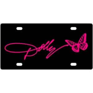 Dolly Parton License Plate