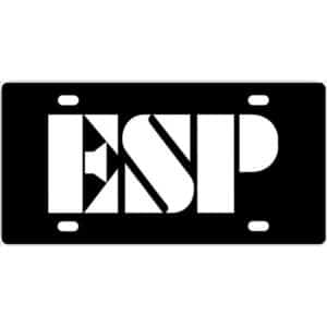 ESP Guitar Logo License Plate