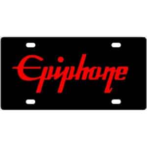 Epiphone Logo License Plate