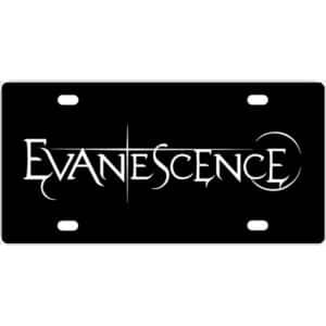 Evanescence Logo License Plate