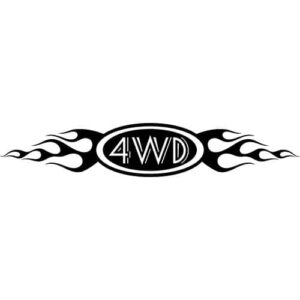 4WD-B Four Wheel Drive Decal Sticker