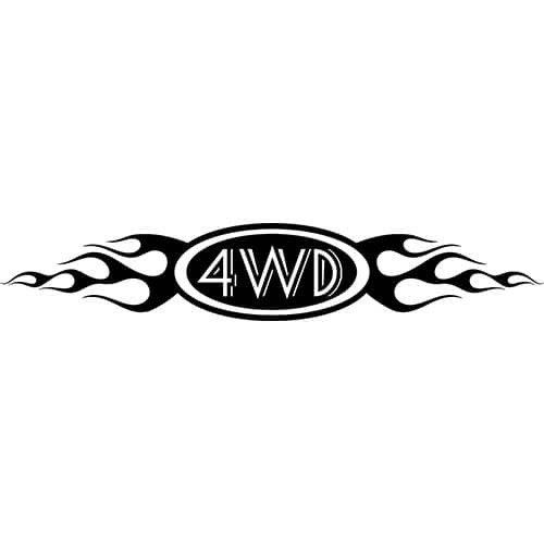 4WD-B Four Wheel Drive Decal Sticker