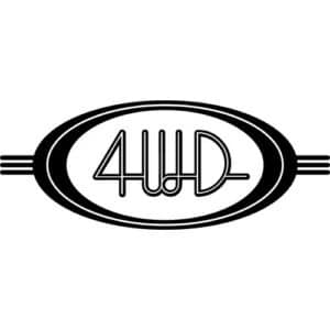 4WD-C Four Wheel Drive Decal Sticker