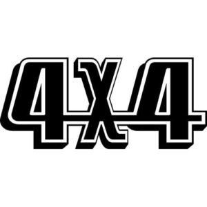 4X4-L Decal Sticker