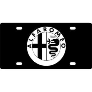 Alfa Romeo Emblem License Plate