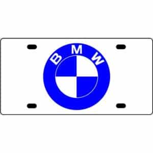 BMW Emblem License Plate