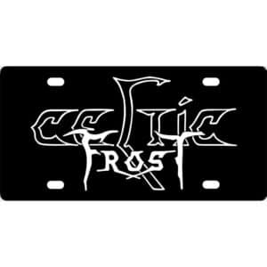 Celtic Frost Band Logo License Plate