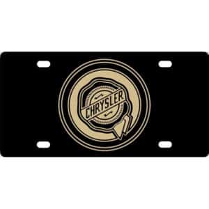 Chrysler Logo License Plate