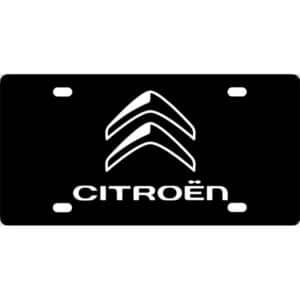 Citroen Logo License Plate