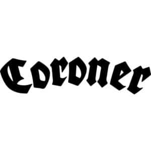 Coroner Band Logo Decal Sticker