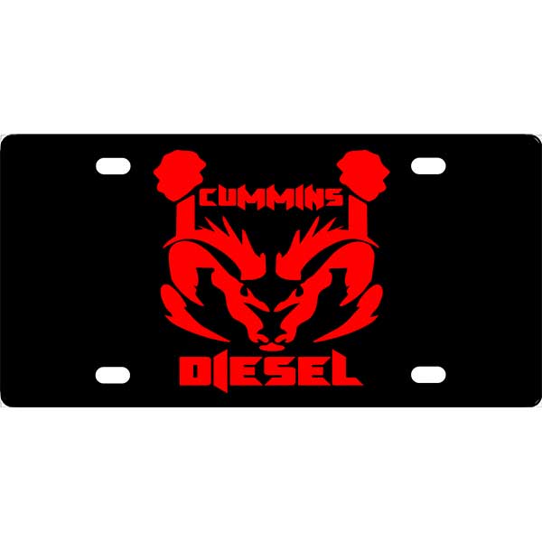 Cummins Diesel Ram License Plate