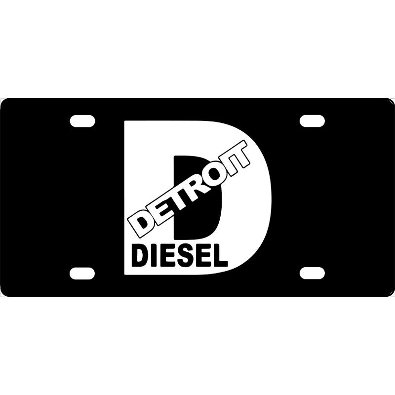 Detroit Diesel License Plate