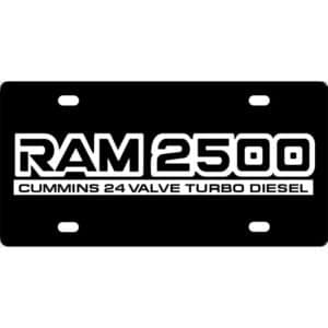 Dodge Ram 2500 License Plate