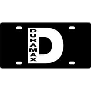Duramax D License Plate