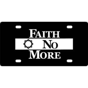 Faith No More Band License Plate