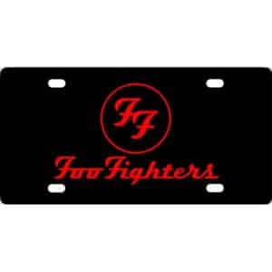 Foo Fighters Band Logo License Plate