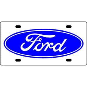 Ford Emblem License Plate