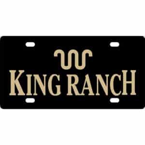 Ford King Ranch License Plate
