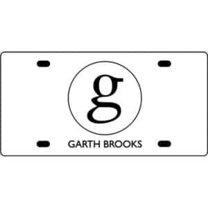 Garth Brooks License Plate