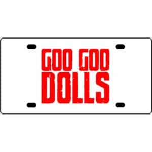Goo Goo Dolls Band Logo License Plate