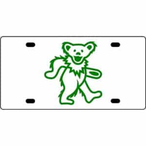 Grateful Dead Dancing Bear License Plate