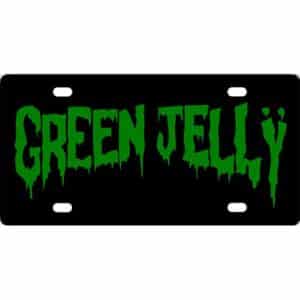 Green Jelly Logo License Plate