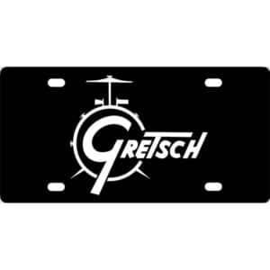 Gretsch Drums Logo License Plate
