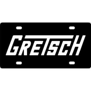 Gretsch Logo License Plate