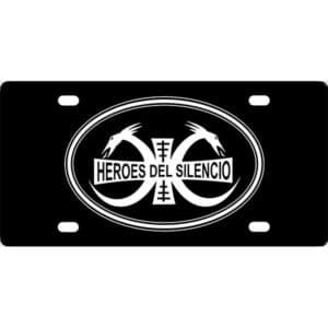 Heroes Del Silencio License Plate