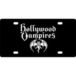 Hollywood Vampires Band Logo License Plate