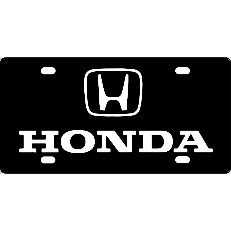 Honda Logo License Plate