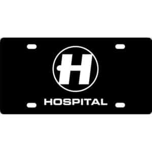 Hospital Records License Plate
