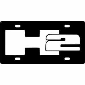 Hummer H2 Logo License-Plate