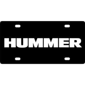 Hummer Logo License Plate