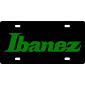 Ibanez Logo License Plate