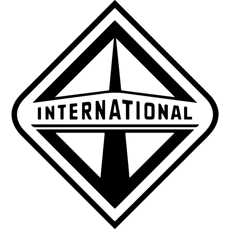 International Truck Logo Decal Sticker