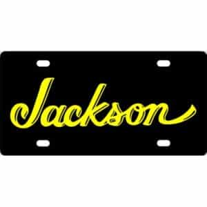 Jackson Guitars License Plate