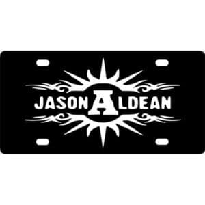 Jason Aldean License Plate
