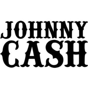 Johnny Cash Decal Sticker