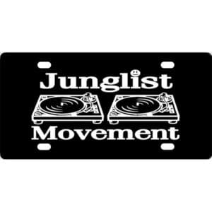 Junglist Movement License Plate