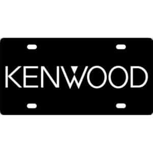 Kenwood Audio Logo License Plate