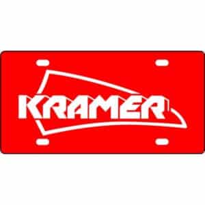 Kramer Guitars License Plate