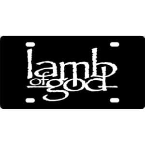 Lamb Of God License Plate