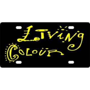 Living Colour License Plate