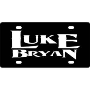 Luke Bryan License Plate