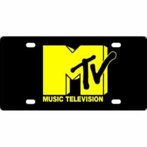 MTV Logo License Plate