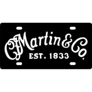 Martin Guitars License Plate