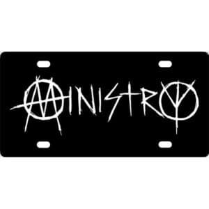 Ministry Band Logo License Plate