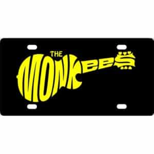Monkees Band Logo License Plate