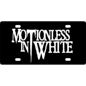 Motionless In White License Plate